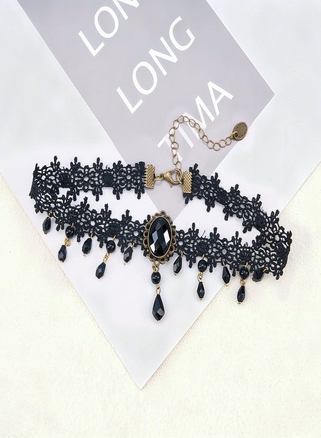 HUGROSE Choker Necklace for Women, Adjustable Goth Punk Black Choker Necklace, Highlights Your Collarbone Area - Image 5
